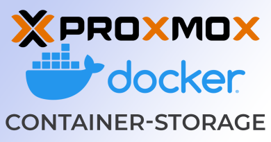 Docker / Proxmox persistenter Storage für Container